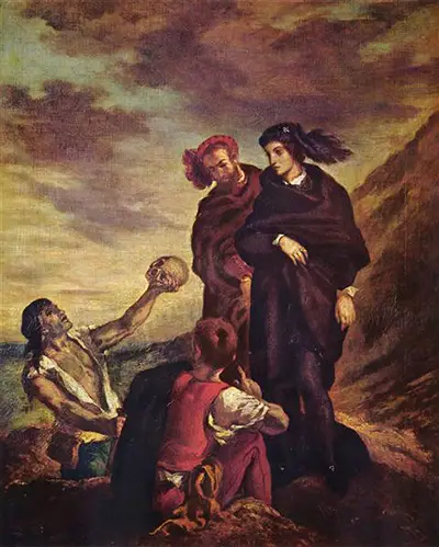 Hamlet and Horatio in the Cemetery Eugene Delacroix